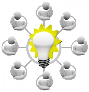 Brainstorming Solution to Problem Envision Light Bulb Idea